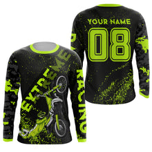 Load image into Gallery viewer, Custom number&amp;name dirt bike racing jersey youth men UV camo motocross off-road motorcycle shirt PDT155