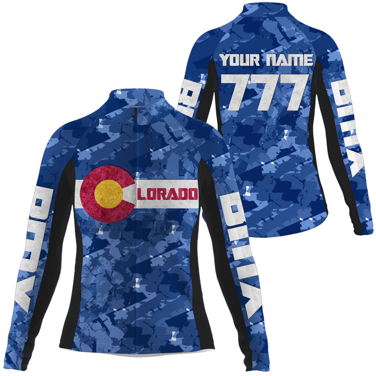 CO Colorado BMX Men Women Cycling Jersey Custom Cyclist Bicycle Riding Shirt Cross Country Biking| NMS799