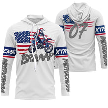 Load image into Gallery viewer, Kid&amp;Adult custom Motocross jersey American Flag AntiUV Brap dirt bike Extreme MX racing motorcycle| NMS918
