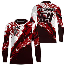 Load image into Gallery viewer, Kid adult custom Motocross jersey UPF30+ extreme dirt bike off-road shirt motorcycle PDT395
