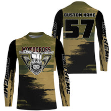 Load image into Gallery viewer, Extreme Motocross jersey custom UPF30+ men women kid dirt bike handle bar motorcycle riding shirt NMS993
