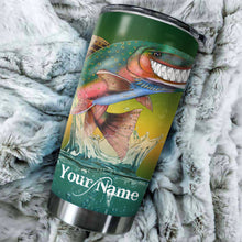 Load image into Gallery viewer, 1pc funny Trout fly fishing rainbow trout ChipteeAmz's art Custom Stainless Steel Tumbler Cup AT064