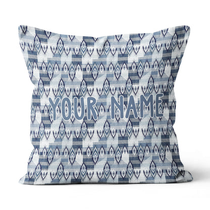 Denim Patchwork Vintage Custom Throw Pillow Personalized Cool Golf Gifts LDT1133