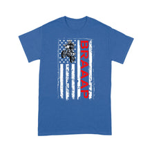 Load image into Gallery viewer, Dirt Bike Men T-shirt - BRAAPP Cool Motocross Rider Tee, Off-road Dirt Racing Shirt for Dad Papa Biker| NMS181 A01