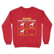Load image into Gallery viewer, Boxer Standard Sweatshirt | Funny Guide to Training dog - FSD2408D08
