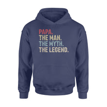 Load image into Gallery viewer, Papa - the man the myth the legend over size shirts