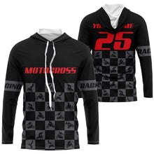Load image into Gallery viewer, Custom motocross jersey UPF30+ kids men women dirt bike MX racing flag pattern motorcycle off-road NMS1025