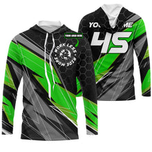 Load image into Gallery viewer, Custom logo racing jersey UPF30+ UV protective Work Less Ride More dirt bike motorcycle racewear NMS1014