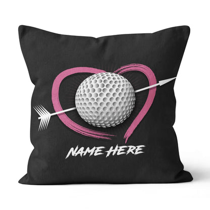 Custom Valentines Day Golf Gifts For Golfer Personalized Golf Pillow LDT1193
