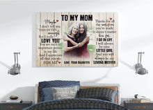 Load image into Gallery viewer, Personalized Canvas| To My Mom I Love You| Birthday Gift for Her, Mother, Mom| Thoughtful Gift on Mother's Day, Christmas| N1505