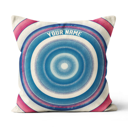 Personalized Grunge Patriotic Target Pillow Custom Archery Throw Pillow TDM0802