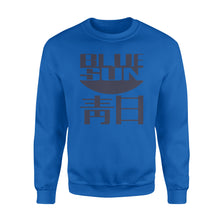 Load image into Gallery viewer, Blue sun - Standard Crew Neck Sweatshirt