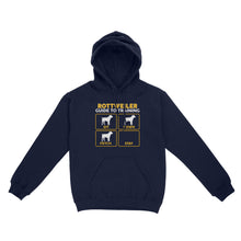 Load image into Gallery viewer, Rottweiler Standard Hoodie | Funny Guide to Training dog - FSD2405D08
