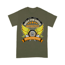 Load image into Gallery viewer, Motorcycle Men T-shirt - Live Free Ride Hard Cool Biker Shirt, Motocross Off-road Racing Tee Shirt| NMS151 A01
