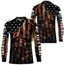 Load image into Gallery viewer, American Riding Shirt UPF30+ Personalized Motocross Jersey Patriotic Motorcycle Off-Road MX Racing NMS1243