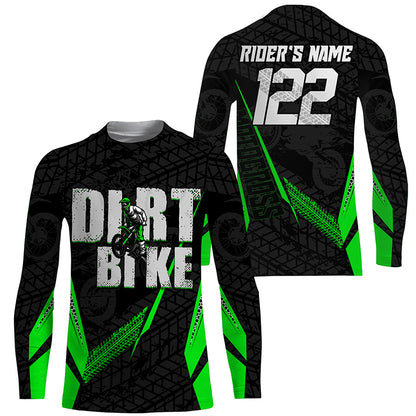 Dirt Bike Personalized Motocross Jersey UPF30+ MX Racing Motorcycle Off-road Long Sleeves NMS1261