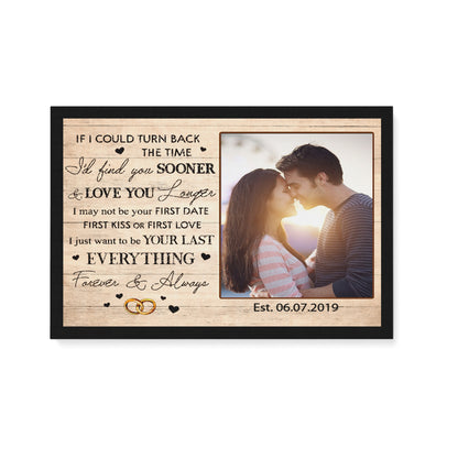 Personalized Custom Photo Canvas, I love you Forever & Always , Anniversary Gifts D05 NQS1257