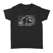 Load image into Gallery viewer, Coon hunting American flag, racoon hunter shirt NQSD241 - Standard Women's T-shirt