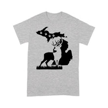 Load image into Gallery viewer, Michigan deer hunting shirt Men T-shirt - FSD1187