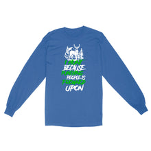 Load image into Gallery viewer, I hunt because punching people is frowned upon funny hunting long sleeve TAD02