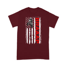 Load image into Gallery viewer, Dirt Bike Men T-shirt - BRAAPP Cool Motocross Rider Tee, Off-road Dirt Racing Shirt for Dad Papa Biker| NMS181 A01