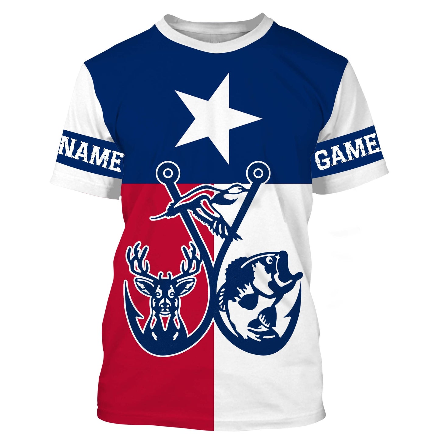 Texas Game and Fish Custom name 3D All over print shirts personalized gift - TATS162