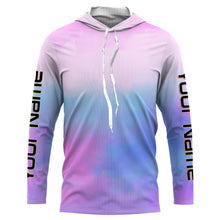 Load image into Gallery viewer, Custom Womens pastel Tie Dye Shirts, UV Long Sleeve Fishing Shirts for women - IPHW1720