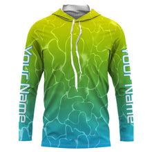 Load image into Gallery viewer, Mahi Mahi Fish skin Custom Long sleeve performance Fishing shirts, Mahi Mahi Fishing jerseys IPHW3040
