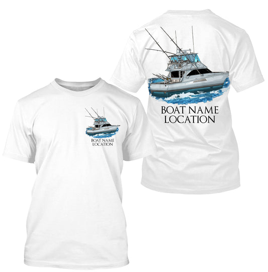 Custom Fishing Boat name Long sleeve Fishing Shirts, Personalized fisher boats shirt IPHW3621