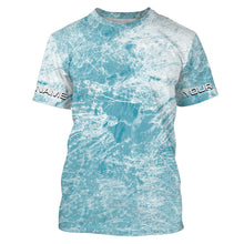 Load image into Gallery viewer, Ice camo Ice Fishing Shirts, Personalized Ice Fishing Clothing for men, women and kids IPHW3504