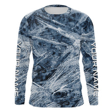 Load image into Gallery viewer, Ice camo Ice Fishing Shirts, Personalized Ice Fishing Clothing for men, women and kids IPHW3505