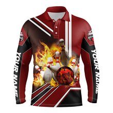 Load image into Gallery viewer, personalized bowling shirt for men – custom name design side view
