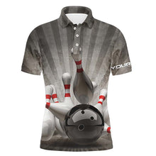Load image into Gallery viewer, Custom bowling shirt for men – personalized team jersey front view