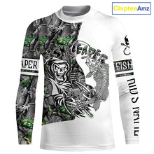 Load image into Gallery viewer, Fish reaper fishing camouflage UV long sleeve shirts Custom fishing apparel NQS2519