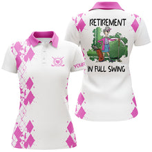 Load image into Gallery viewer, Funny Womens golf polos shirts custom retirement in full swing, Mother's day gifts for mom| Multicolor NQS5295