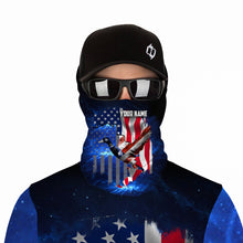 Load image into Gallery viewer, Duck hunting American flag patriotic 3d galaxy camo shirts- Personalized Hunting gift NQSD19