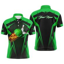Load image into Gallery viewer, Custom bowling shirt for men – personalized team jersey front view