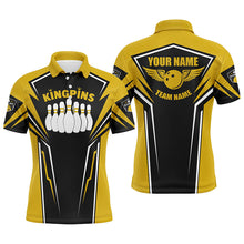 Load image into Gallery viewer, Custom bowling shirt for men – personalized team jersey front view