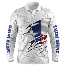 Load image into Gallery viewer, personalized bowling shirt for bowling – custom name design side view