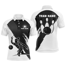 Load image into Gallery viewer, Custom bowling shirt for men – personalized team jersey front view