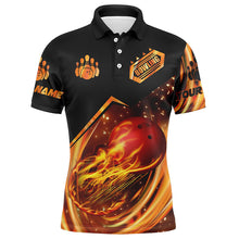 Load image into Gallery viewer, Custom bowling shirt for men – personalized team jersey front view