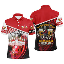 Load image into Gallery viewer, Custom bowling shirt for men – personalized team jersey front view