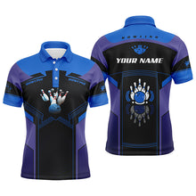 Load image into Gallery viewer, Custom bowling shirt for men – personalized team jersey front view