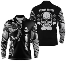 Load image into Gallery viewer, personalized bowling shirt for men – custom name design side view