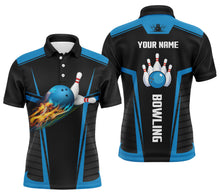 Load image into Gallery viewer, Custom bowling shirt for men – personalized team jersey front view