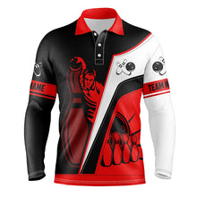 Load image into Gallery viewer, Personalized bowling jersey  – custom men team shirt flat lay
