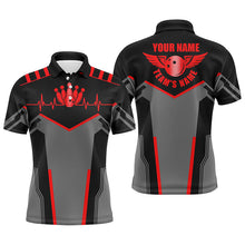 Load image into Gallery viewer, Custom bowling shirt for men – personalized team jersey front view