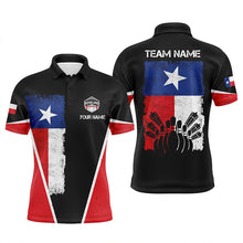 Load image into Gallery viewer, Custom bowling shirt for bowling – personalized team jersey front view