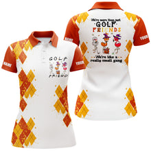 Load image into Gallery viewer, Funny Halloween golf shirt custom we're more than just golf friends we're like a really small gang NQS3833