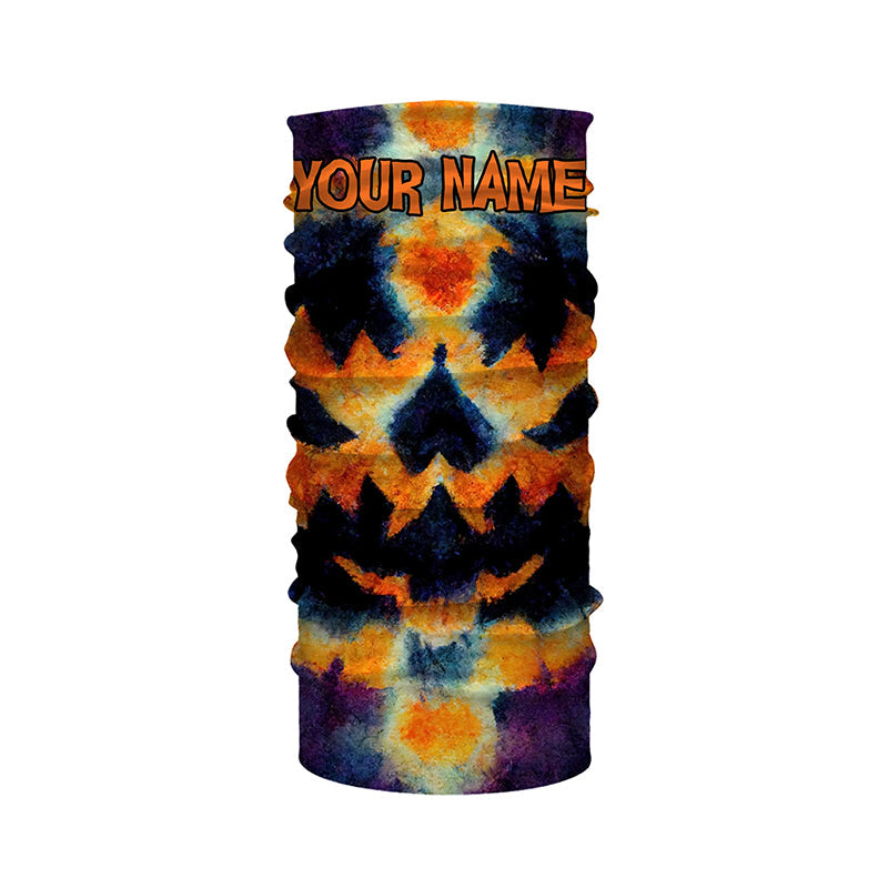 Retro Tie Dye Halloween Shirts Customize Name Pumpkin 3D All Over Printed Mens Womens Tie Dye Shirts FSD3416